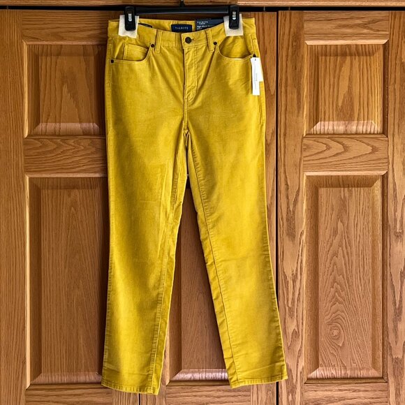 TALBOTS - Flawless High Waist Straight Leg Corduroy Pant -- NEW with Tag - Picture 1 of 13